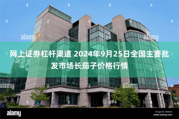 网上证劵杠杆渠道 2024年9月25日全国主要批发市场长茄子价格行情