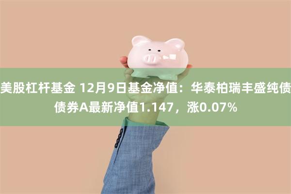 美股杠杆基金 12月9日基金净值：华泰柏瑞丰盛纯债债券A最新净值1.147，涨0.07%