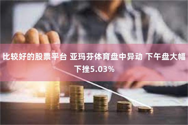 比较好的股票平台 亚玛芬体育盘中异动 下午盘大幅下挫5.03%